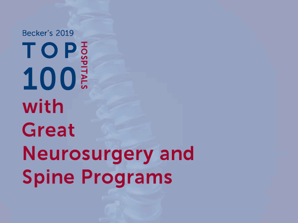 Cedars-Sinai among Top 100 Hospitals with Great Neurosurgery and Spine Programs